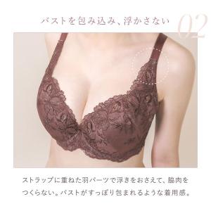 ブラジャー ショーツ セット 大きいサイズ G...の詳細画像5