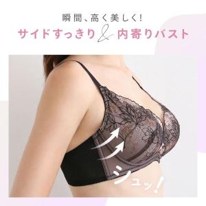 ブラジャー ショーツセット ノンワイヤー 脇高...の詳細画像5