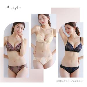 ブラジャー ショーツセット ノンワイヤー 大き...の詳細画像5
