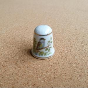 指ぬき 指貫 鳥(2) コレクション アンティーク : 白い食器とインテリア