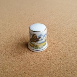 指ぬき 指貫 鳥(2) コレクション アンティーク : 白い食器とインテリア