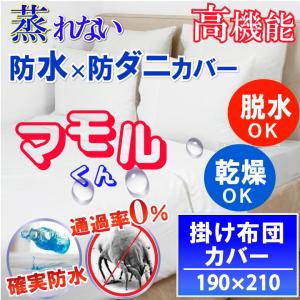 蒸れない 両面防水掛け布団カバー さらっと ダブ...の商品画像