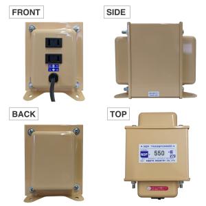 NDF-550E 海外用 550W 変圧器 入...の詳細画像1