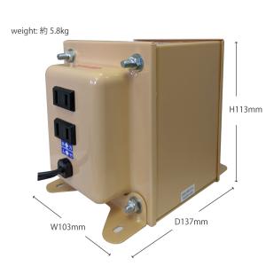 NDF-550E 海外用 550W 変圧器 入...の詳細画像2