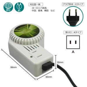 RWG93 220-240V 対応 降圧 小型...の詳細画像1