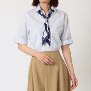スキッパー 五分袖 形態安定 レディースシャツ｜shirt