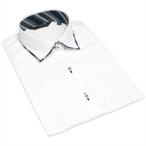 【透け防止】 ワイド 七分袖 形態安定 レディースシャツ｜shirt