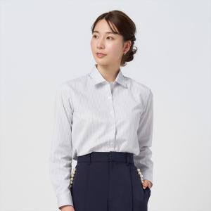 ワイド 長袖 形態安定 レディースシャツ｜shirt