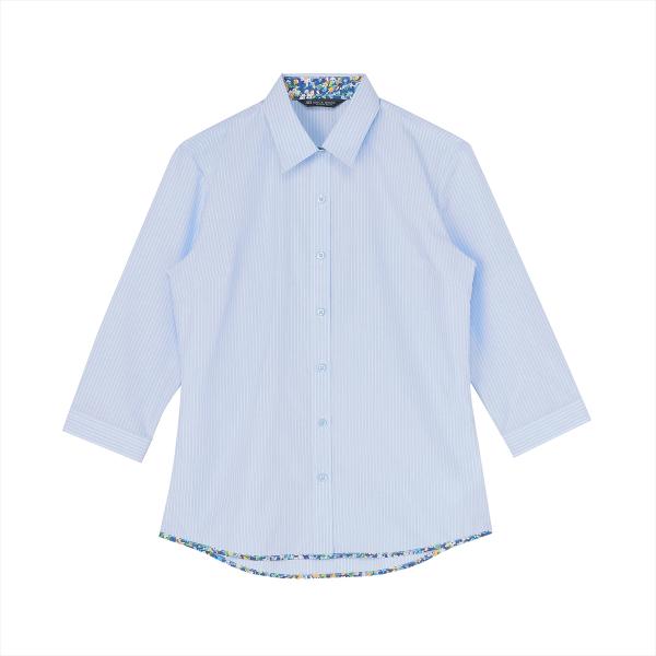 タイムセール商品4 - 【タイムセール 8/31 AM10時まで】【52%OFF】【SALE】【公式】東京シャツ レギュラー 七分袖 形態安定 レディースシャツ 裾パイピング