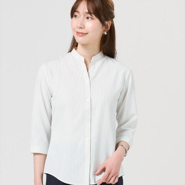 【公式】東京シャツ 【COFREX】 スキッパー 七分袖 レディースデザインシャツ