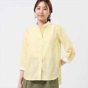 【期間限定 タイムセール】【36%OFF】【SALE】【公式】東京シャツ 【Pitta Re:)】 カジュアルシャツ ふわっとガーゼシャツ 七分袖 綿100% レディース