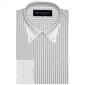 【使用素材 DELTA(R) CARAT(R)】 ボタンダウン 長袖 形態安定 ワイシャツ