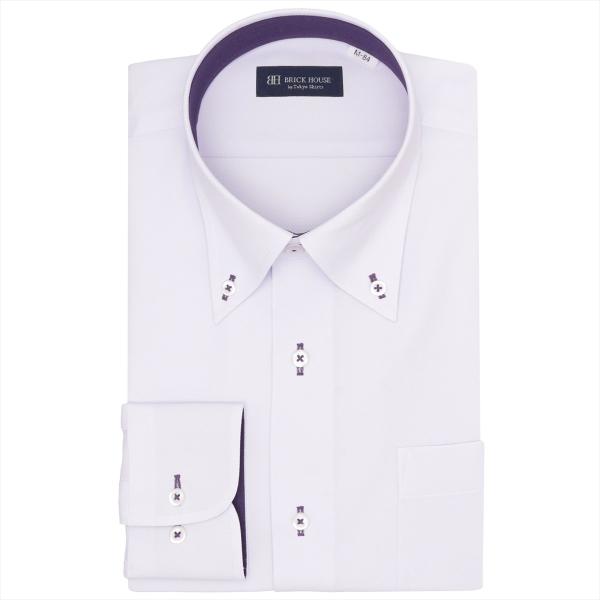 【公式】東京シャツ 【COFREX】 ボタンダウン 長袖 形態安定 ワイシャツ