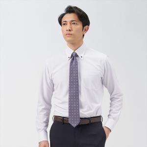 ネクタイ メランジ パープル ビジネス フォーマル｜shirt