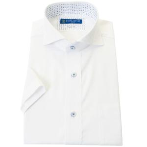 ワイシャツ 形態安定 Yシャツ 半袖 白ドビー ホワイト ドレスシャツ  レギュラー フィット 消臭 吸水速乾 シ｜shirthouse