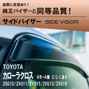 カローラクロス サイドバイザー（RVワイド） ※G と GのX 用