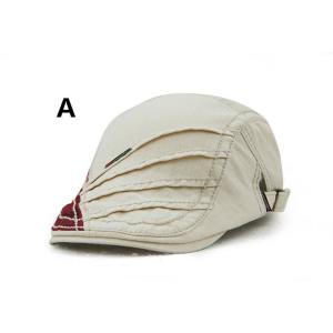 ハンチング  帽子　夏　メンズ  ベレー帽　メッシュ　メンズキャップ