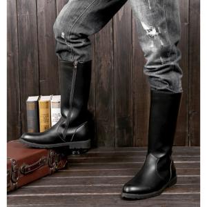 バイクブーツ 革ブーツ ロングブーツ メンズシューズ 冬 ライディングブーツ ステージ用靴 コスプレイヤー かっこいい 防寒防風 バイク用品 Mens6 しせい 通販 Yahoo ショッピング