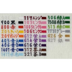 オリジナル刺繍カラーペナントリボン(両面大 約...の詳細画像2