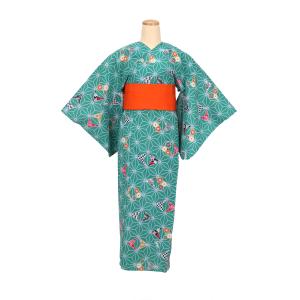 簡単に着れる 洗える 着くずれない 浴衣 SSサイズ 単品 レディース 衿