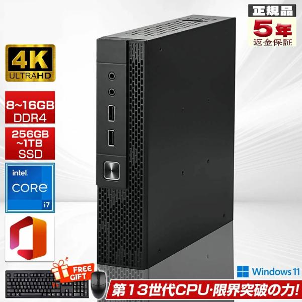 ミニPC ミニパソコン mini pc デスクトップパソコン 13世代CPU Windows11Pr...