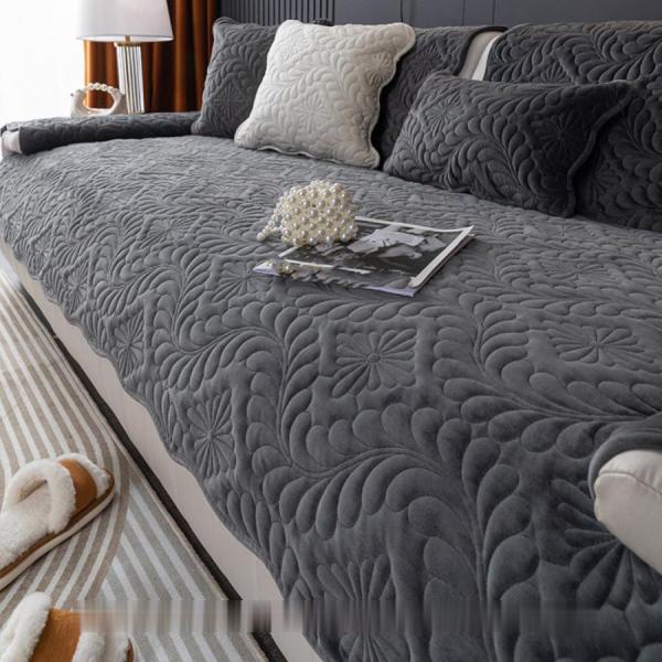 ソファーカバー かけるだけ ズレない 厚手 ふわふわ 犬猫対策 ソファカバー ソファパッド 北欧 お...