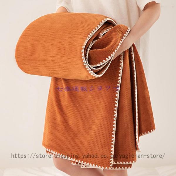 夏用 毛布 ひざ掛け 冷え対策 薄手 掛け毛布 マイクロファイバー オールシーズン 静電気防止 洗え...