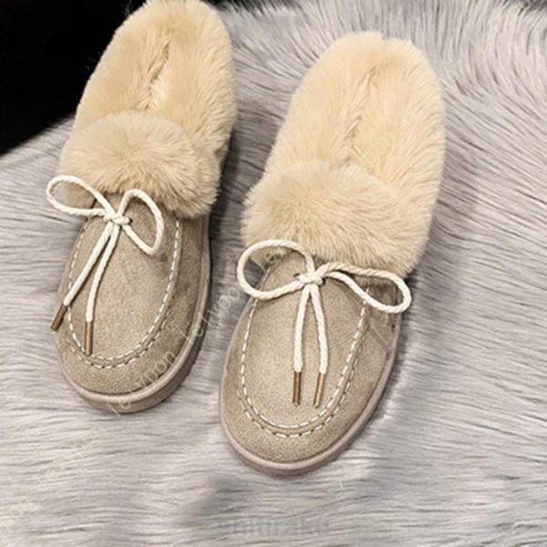 もこもこ 厚底スニーカー スリッポン シューズ レディース ローファー おしゃれ 可愛い 走れる コ...