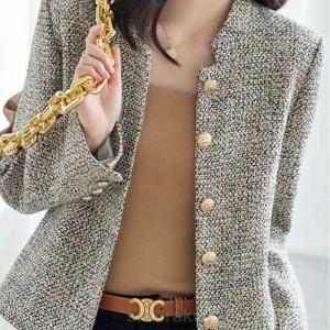 ツイード ジャケット レディース スーツジャケット テーラード