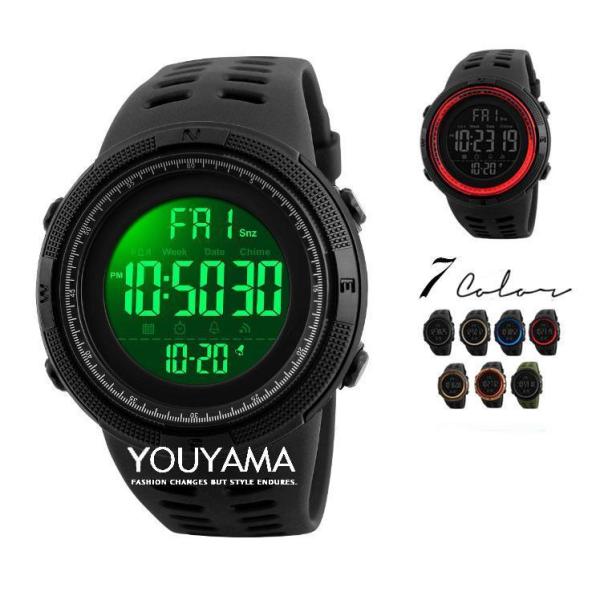 デジタル腕時計 メンズ レディース 男の子 女の子 ジュニア カッコウいい 男 防水 父の日 プレゼ...