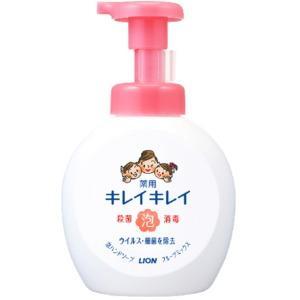 ライオン キレイキレイ 薬用 泡ハンドソープ 本体 大型サイズ フルーツミックスの香り 500ml ...