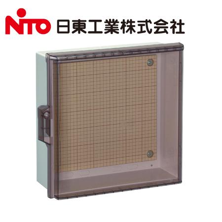 日東工業 P20-55CA P形 プラボックス 透明扉【取寄商品】