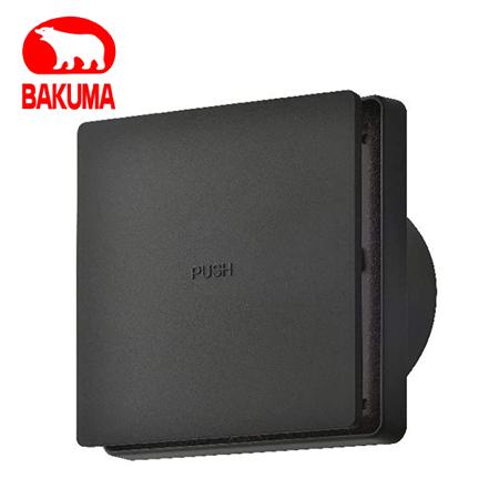 バクマ工業 REPD-100JS-BK 樹脂製プッシュ式レジスター 遮音シート付 自然給気用 操作部...