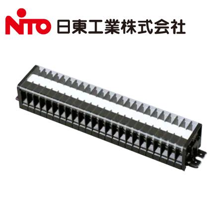 日東工業 TBE-324 TBE形 経済形 固定式端子台 Bタイプ 40A 極数24P【取寄商品】