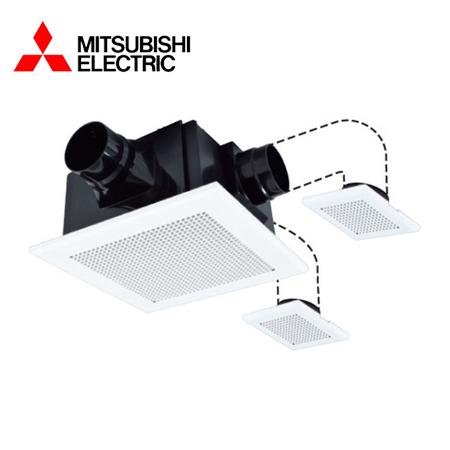 MITSUBISHI/三菱電機 VD-18ZFPC14 天井埋込形換気扇 2〜3部屋用低騒音形【取寄...
