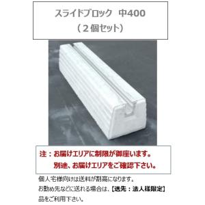 個人宅OK スライドブロック中４００ ２個セット 高90mm×長400mm お届けエリア本州限定｜shizaiboss