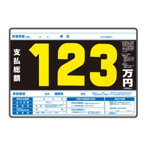 プライスボード 1枚セット数字10枚(0〜9各1枚)付 スチール製 ボード AS