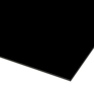 アルミ複合板 ブラック 厚み3mm 810×1620mm 10枚 (グロス：15) アル 