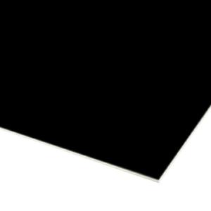 アルミ複合板 ブラック 厚み3mm 910×1820mm (3X6) 15枚 (表面黒ツヤ有/裏面Sコートライトグレー) セキスイ アートパネル AP-863CS ●業務用｜shizaiya