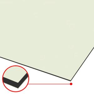 アルミ複合板 アイボリー 厚み3mm 910×1820mm (3X6) 10枚ハイエースバン HA-02 積水樹脂プラメタル ●業務用