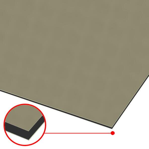 アルミ複合板 アーバングレイ 厚み3mm 910×1820mm (3X6) 3カットまで無料 ハイエ...