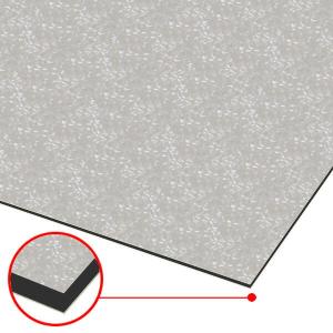 アルミ複合板 シルバースタッコ 厚み3mm 910×1820mm (3X6) 3カットまで無料 ハイエースバン HAC-801 積水樹脂プラメタル ●業務用｜shizaiya