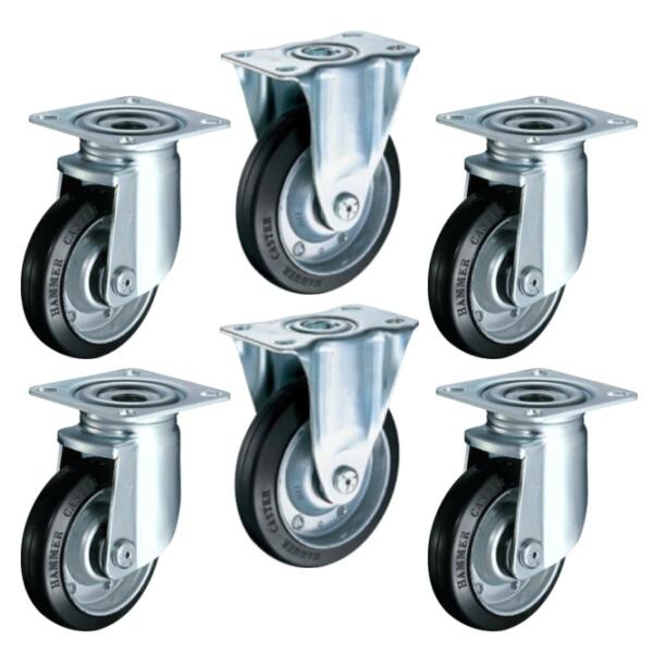 ジャンボックス#1000H4用キャスター(SUS)1組 サンコー(三甲) ●業務用