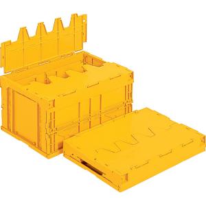 サンクレットオリコン40B(2)(底面突起無)イエロー 551250 サンコー(三甲) オプション・沖縄離島以外配送無料の複数セット商品のリンクあり｜shizaiya