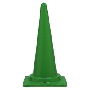 カラフルコーン 赤/青/緑/黄 H700mm 工事保安用品 カラーコーン