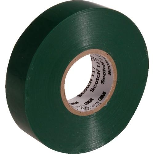3M ( スリーエム ) ビニールテープ 緑 117 19 mm × 20 m 10巻入り 《発注単...