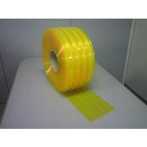 防虫カーテン(リブ付)(のれん式)　(輸入品 ノーブランド)　厚み2mm×幅200mm×長さ30m巻　１巻《法人宛限定》