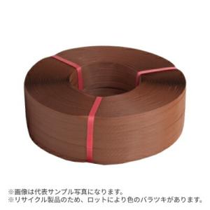 PPバンド リサイクルPPバンド 手締め用 M-Band MG15 (茶) 厚み0.57mm 15〜...