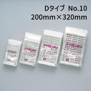 福助工業 スタンディング袋 ナイロンポリ Dタイプ No.9 (180mm×300mm