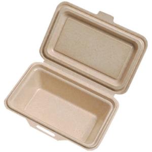 【テイクアウトBOX】【蓋つき】ケーピープラテック ＫＭ−５１　ナチュラル《発注単位：袋(50枚)》...